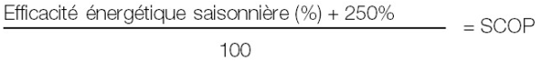 Formule SCOP