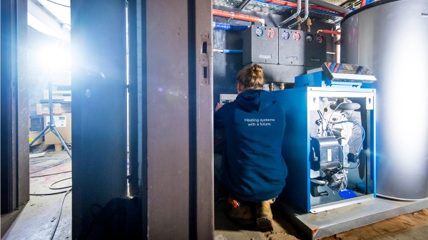 Net als het paar van Kerkhove kiest u voor een hybride verwarmingssysteem. | Buderus