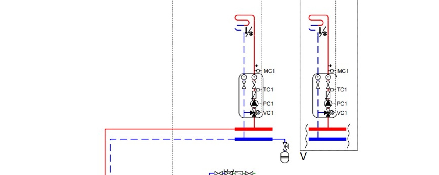 Exemple d'un schéma hydraulique