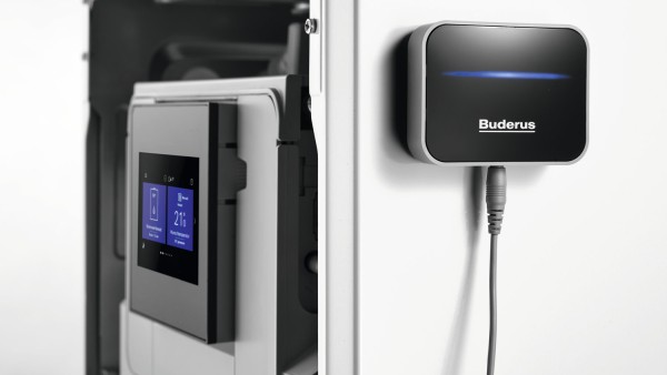 Buderus Smart Service Key verbonden met een ketel
