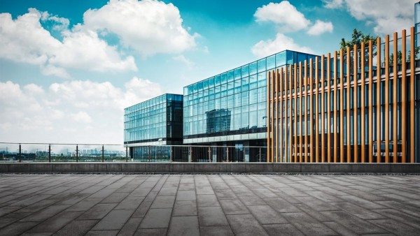 Modern onderwijsgebouw