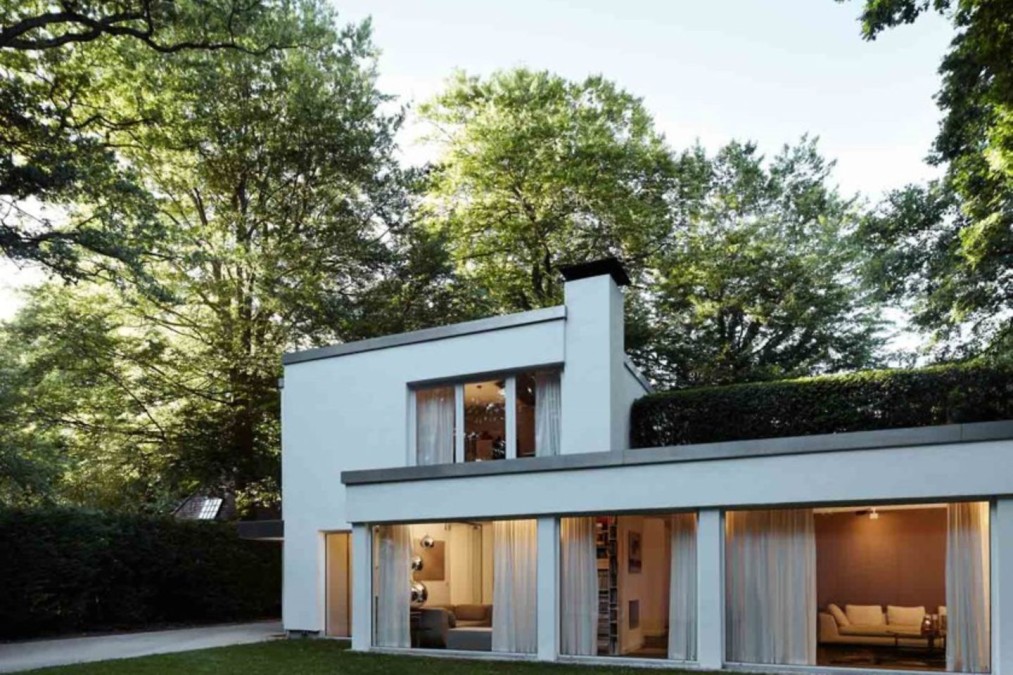 Neubau Haus Bäume