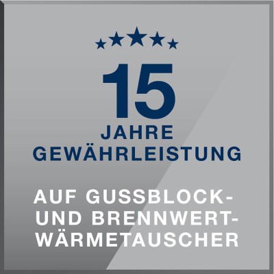 15 Jahre Gewährleistung für Gusskesselkomponenten
