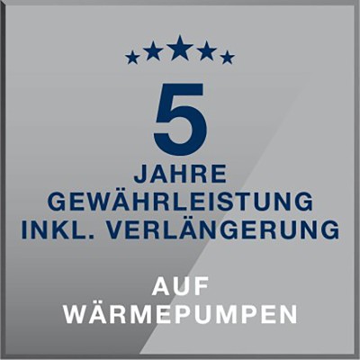 Gewährleistungsverlängerung auf Wärmepumpen