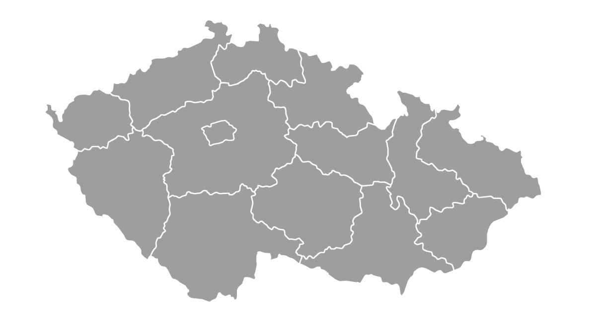 Mapa České republiky