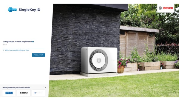 Registrace Bosch ID