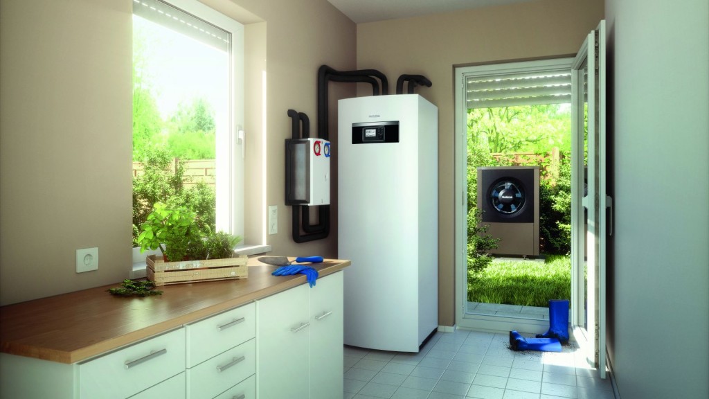Impianto ventilazione meccanica integrato con pompa di calore