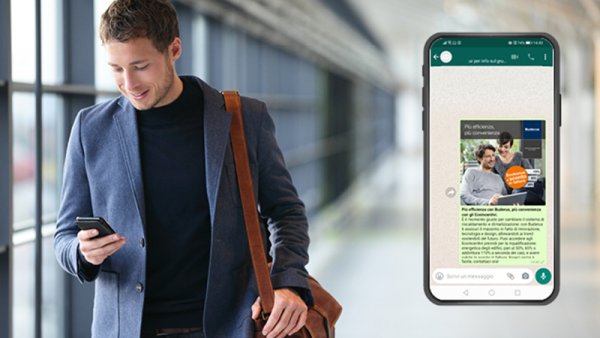 Messaggio Whatsapp per clienti finali