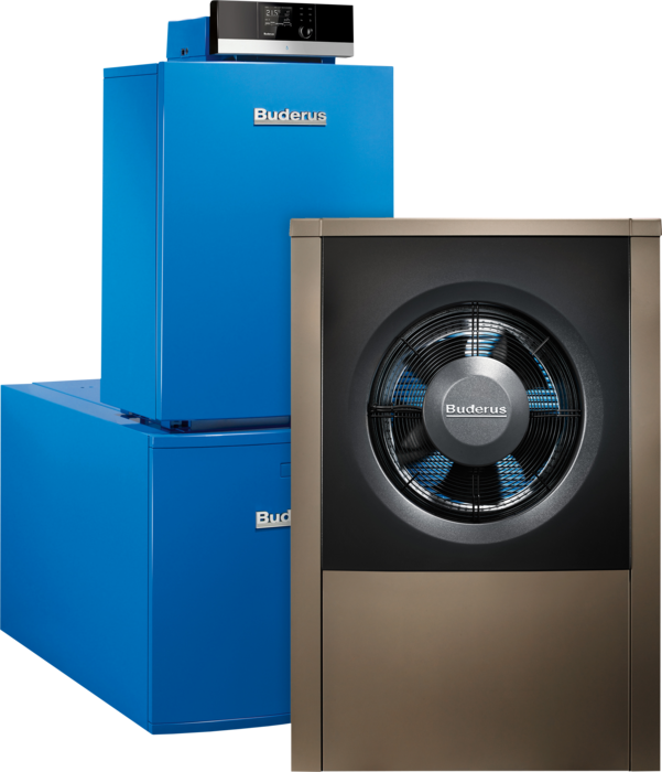 Met de Logano plus GBH212 heeft u een hybride systeem op gas voor renovaties.