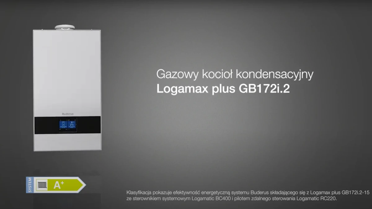 Buderus GB172.2 - Kompaktowo i wydajnie - jeszcze większy komfort ciepłej wody użytkowej i ogrzewania.