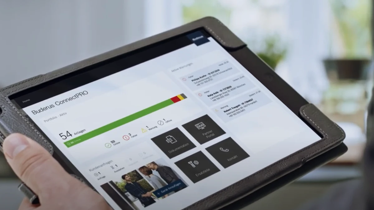 Buderus ConnectPRO - Bezpieczeństwo systemu pod kontrolą eksperta