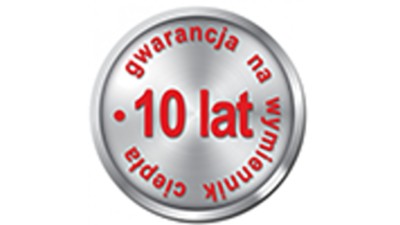 10 lat gwarancji na wymiennik ciepła Logamax plus GB192i/GB192iT