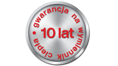 10 lat gwarancji na wymiennik ciepła Logamax plus GB192i/GB192iT