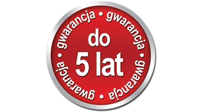 Istnieje możliwość uzyskania Gwarancji Dodatkowej do 5 lat na