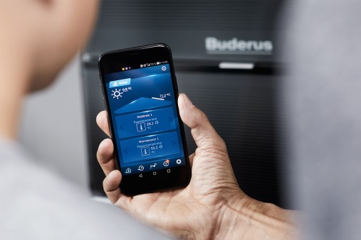 Ovládanie vykurovacieho systému Buderus cez smarfón