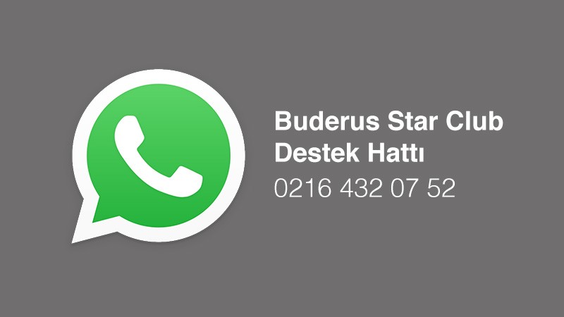 Buderus Star Club Destek Hattı